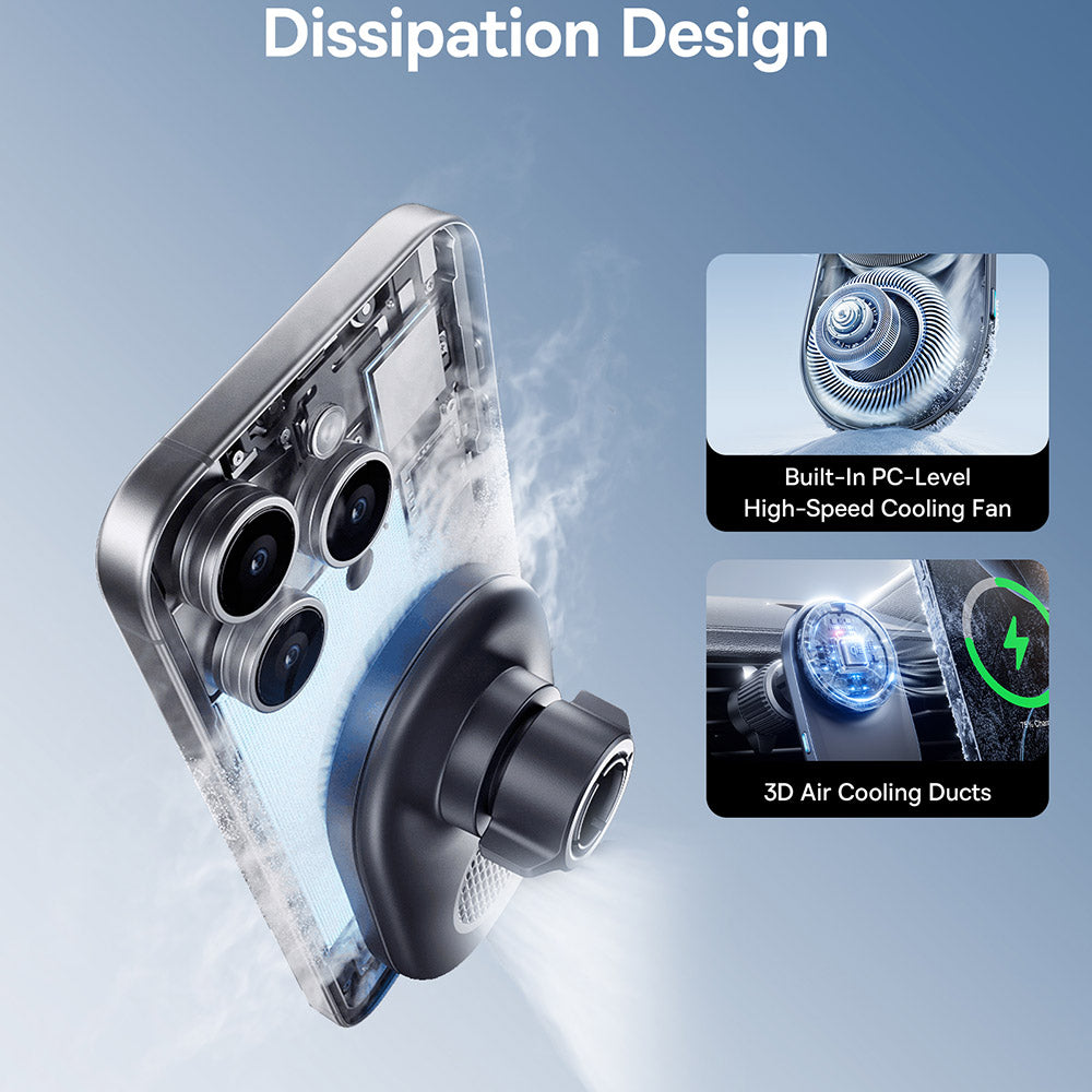 Carregador Auto Wireless Baseus PrimeTrip VC1 Pro, 15W, 1.67A, Preto C40141000111-00