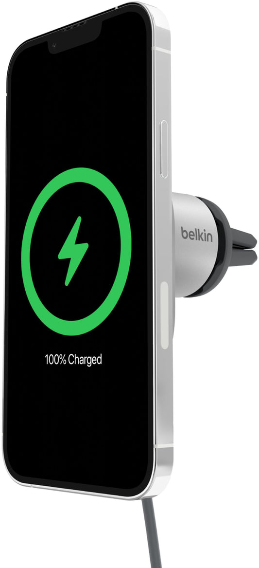 Carregador Automóvel Sem Fios Belkin BoostCharge Pro, 15W, 1.67A, Branco WIC008btGR-V2