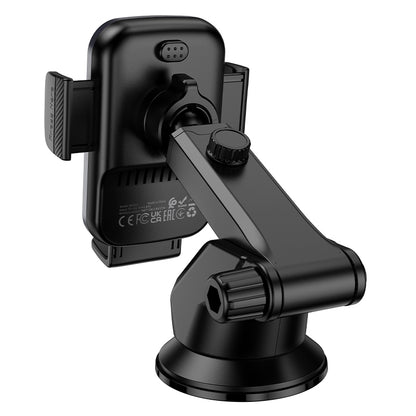 Carregador Auto Wireless Borofone BH222 Leading, 15W, 1.67A, Preto