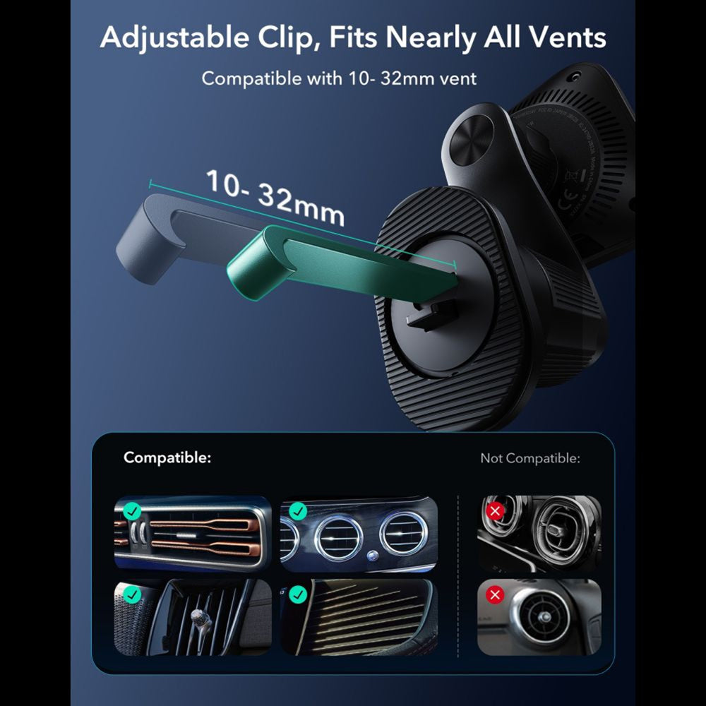 Carregador Auto Wireless ESR, 25W, Preto