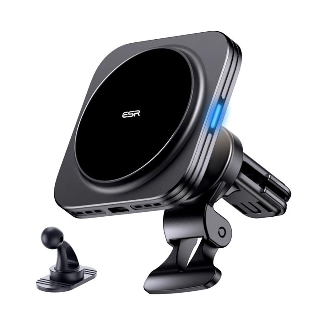 Carregador Auto Wireless ESR HaloLock Vent, 15W, 1.67A, Preto
