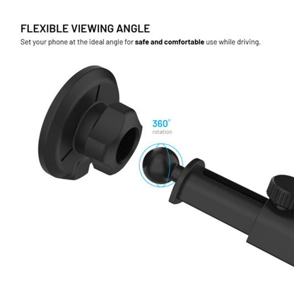 Carregador Auto Wireless Fixed MagRound 2 XL, 15W, 1.67A, Preto