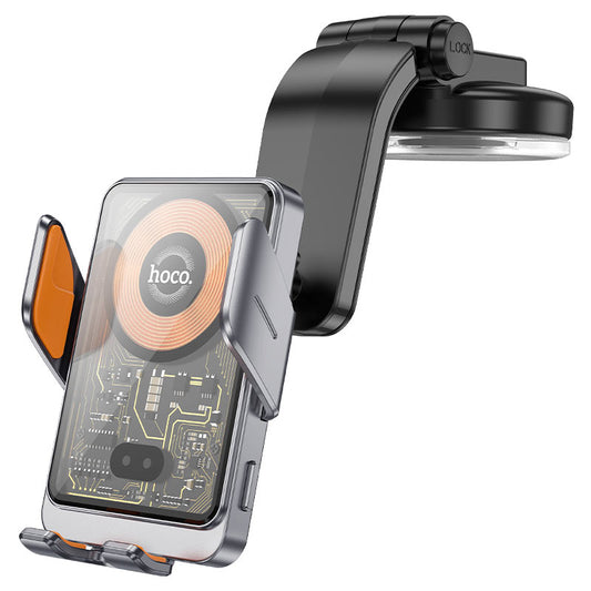 Carregador Auto Wireless HOCO HW8, 15W, 1.67A, Preto