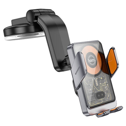 Carregador Auto Wireless HOCO HW8, 15W, 1.67A, Preto