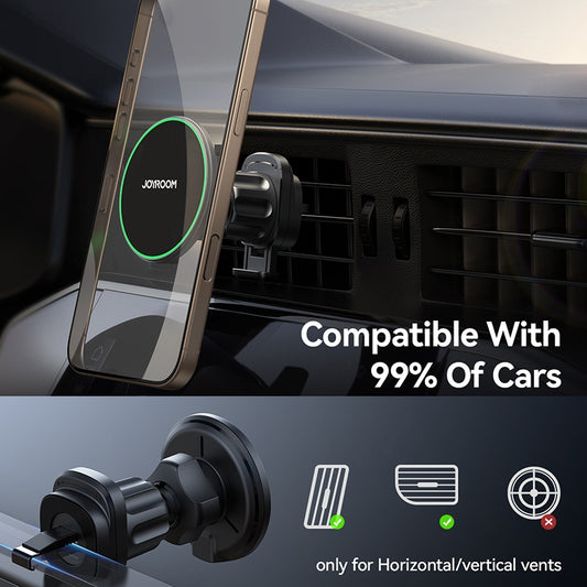 Carregador Auto Wireless Joyroom JR-ZS412, 15W, 1.67A, Preto