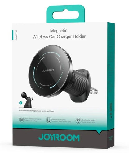 Carregador Auto Wireless Joyroom JR-ZS502, 15W, 1.67A, Preto