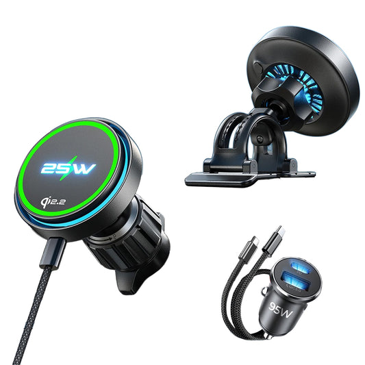 Carregador Automóvel Sem Fios Lisen W116, 25W, Preto YL0225060018