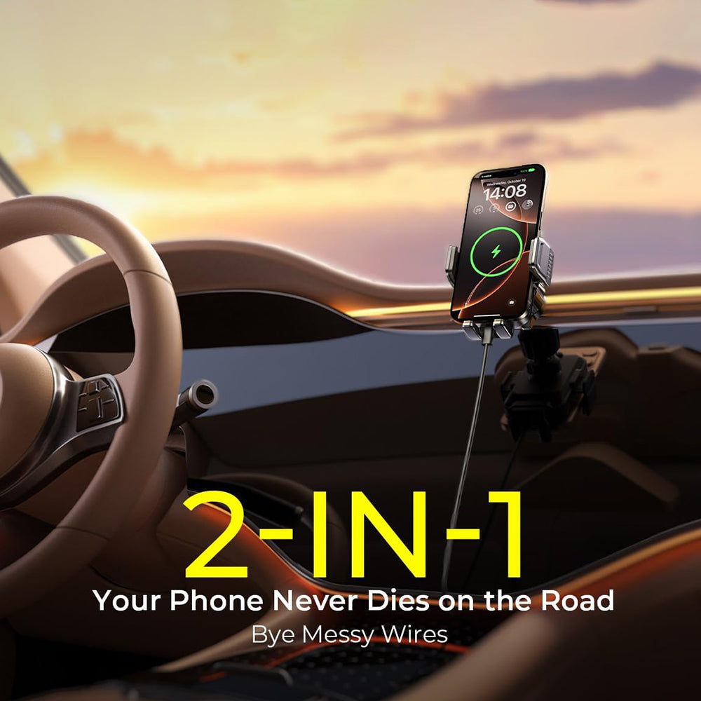 Carregador Auto Wireless Lisen W605, 15W, 1.67A, Preto YL0225030014