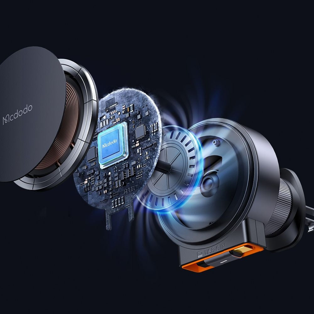 Carregador Auto Wireless McDodo CH-0090, 15W, 1.67A, Preto