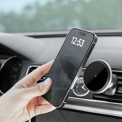 Carregador Auto Wireless Proove Magic Circle, 15W, 1.67A, Prateado WHMC15020006