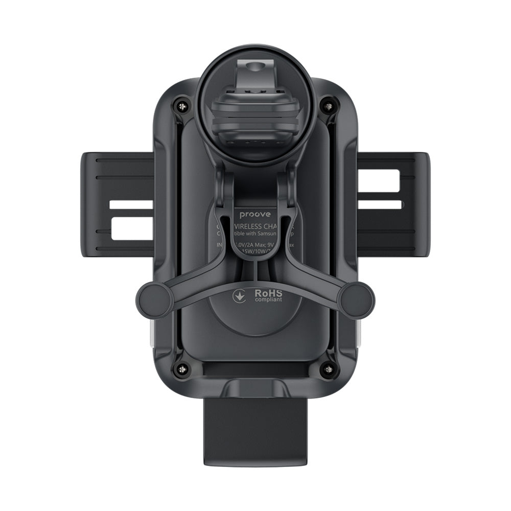 Carregador Auto Wireless Proove Triple Clamp, 15W, 1.67A, Preto WHTC15010001