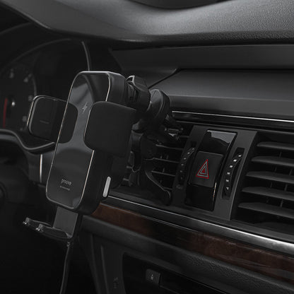 Carregador Auto Wireless Proove Triple Clamp, 15W, 1.67A, Preto WHTC15010001