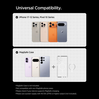 Carregador Auto Wireless Spigen EV15MAQ Essential, 15W, 1.67A, Preto ACP10513