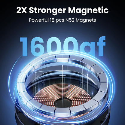 Carregador Auto Wireless UGREEN W708, 15W, 1.67A, Preto