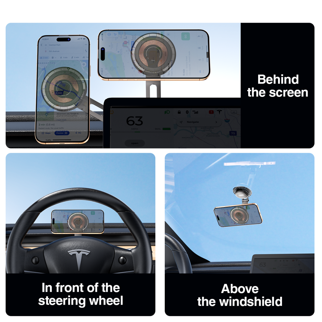 Carregador Auto Wireless XO Design CX036, 15W, 1.67A, Preto