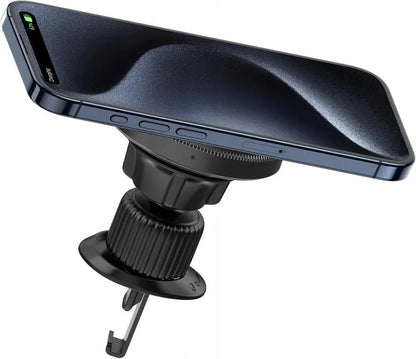 XO Design CX025 Wireless Car Charger, 15W, 1.67A, Black