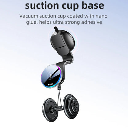 Carregador Auto Wireless Yesido C292, 15W, 1.67A, Preto