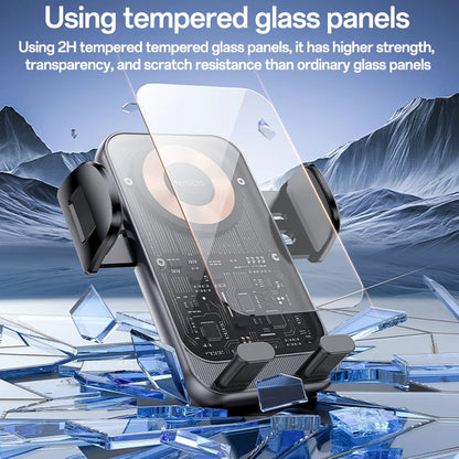 Carregador Auto Wireless Yesido C307, 15W, 1.67A, Preto