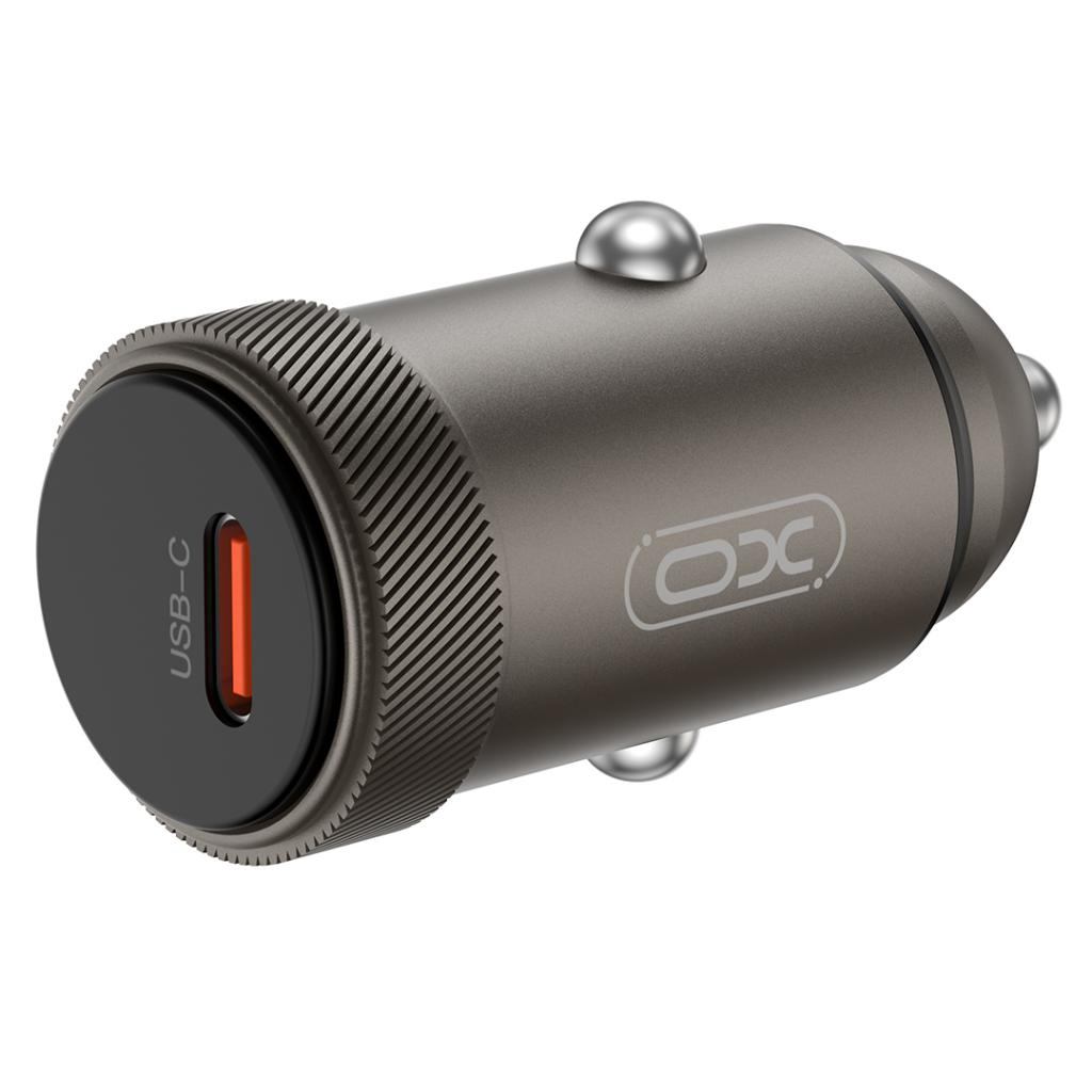 Carregador Auto XO Design CC70, 30W, 3A, 1 x USB-C, Preto