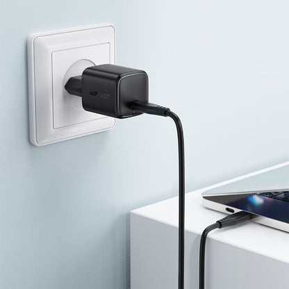 Carregador de Rede Acefast A119, 45W, 3A, 1 x USB-C, Preto