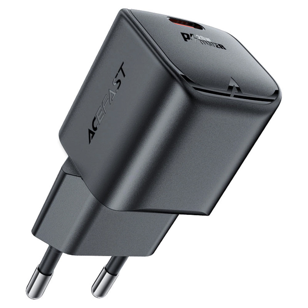 Carregador de Rede Acefast A73 Mini, 20W, 3A, 1 x USB-C, Preto