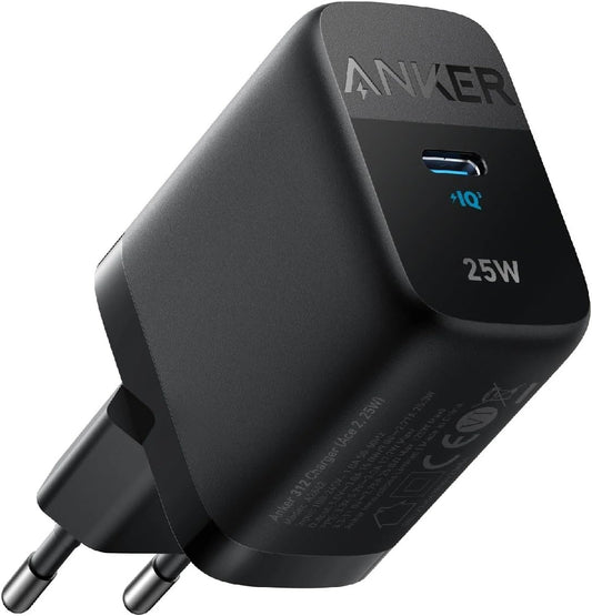 Carregador de Rede Anker 312 Ace, 25W, 1 x USB-C, Preto A2642G11