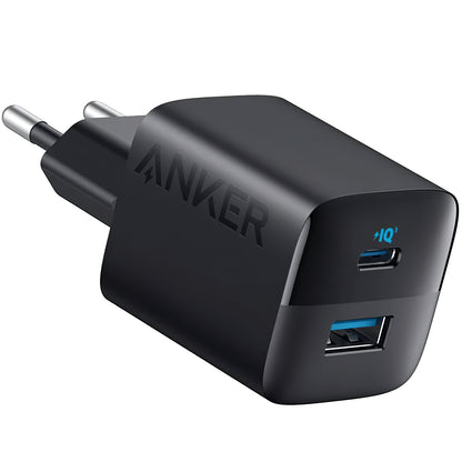 Carregador de rede Anker 323, 33W, 3A, 1 x USB-A - 1 x USB-C, preto A2331G11 