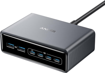 Carregador de rede Anker Prime, 200 W, 3 A, 2 x USB-A - 4 x USB-C, preto A2683341