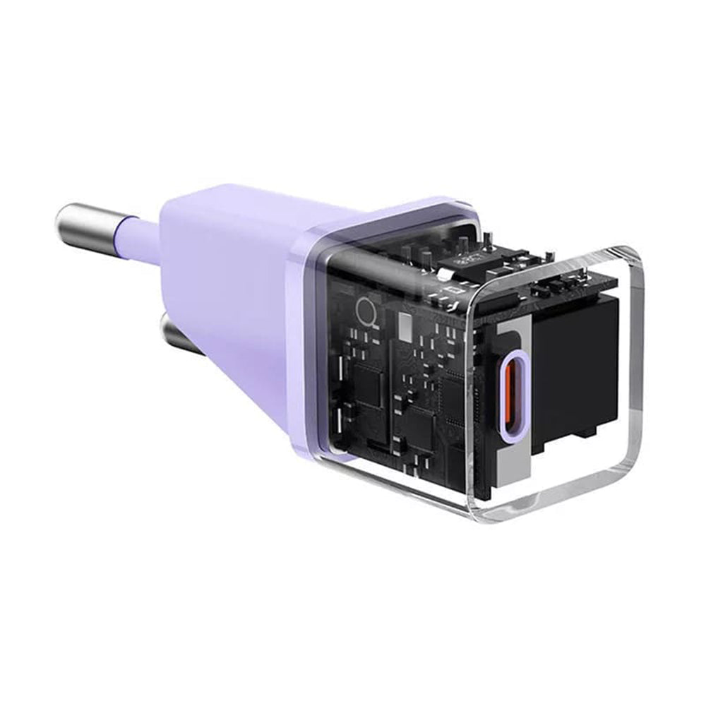 Baseus Network Charger, 20W, 3A, 1 x USB-C, Purple CCGN050105