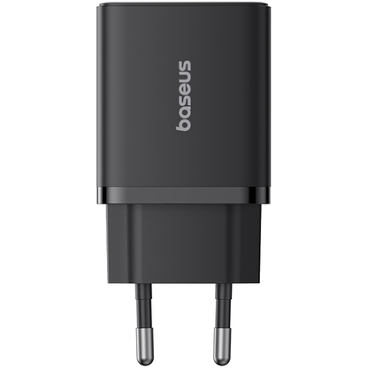 Carregador de rede Baseus Cube, 20W, 3A, 1 x USB-A - 1 x USB-C, preto P10111403113113-00 