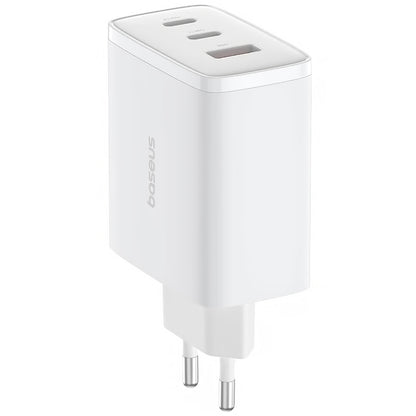 Carregador de rede Baseus Cube Pro, 65 W, 3,25 A, 1 x USB-A - 2 x USB-C, branco P10152301213-00