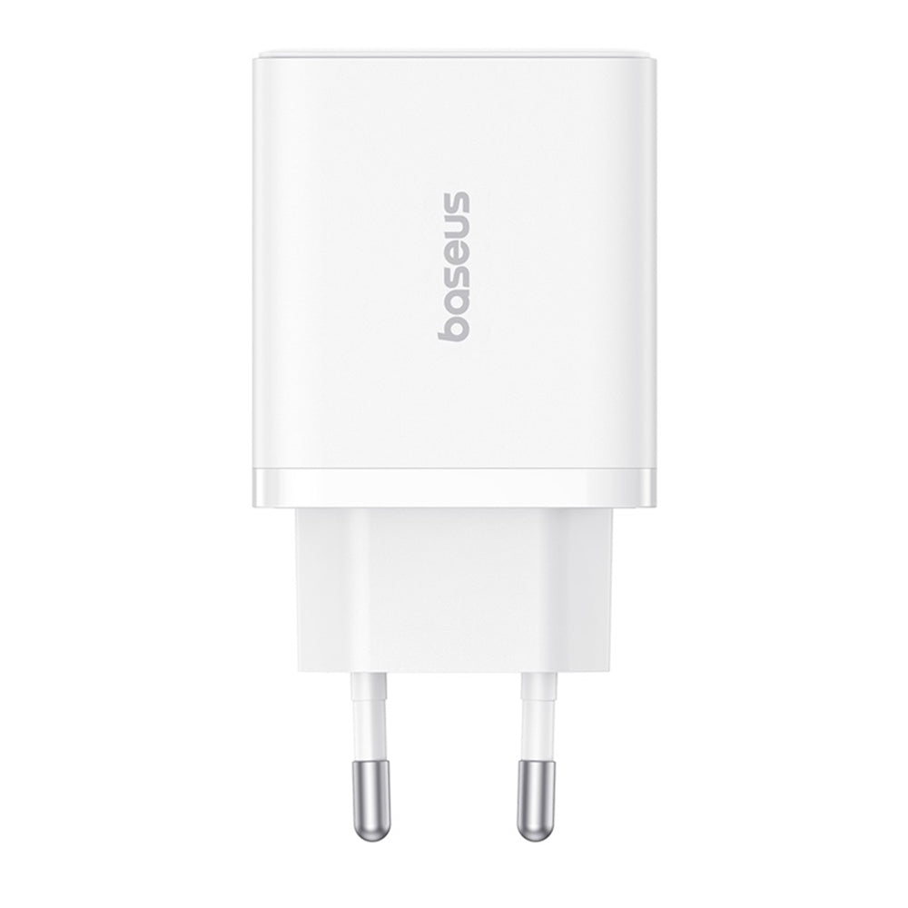 Carregador de Rede Baseus Cube, 30W, 3A, 2 x USB-A - 1 x USB-C, Branco P10111402213-00