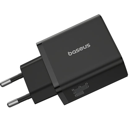 Carregador de rede Baseus Cube, 30W, 3A, 1 x USB-C - 2 x USB-A, preto P10111402113113-00 