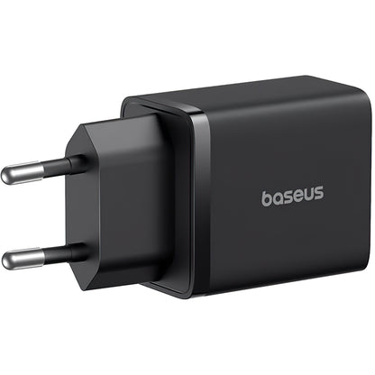 Carregador de rede Baseus Cube, 30 W, 2,4 A, 1 x USB-A - 1 x USB-C, preto P10111404113113-00 