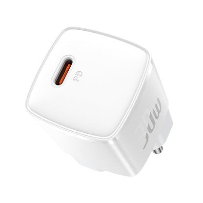Carregador de Rede Baseus Cube Pro, 30W, 3A, 1 x USB-C, Branco CCXF000302
