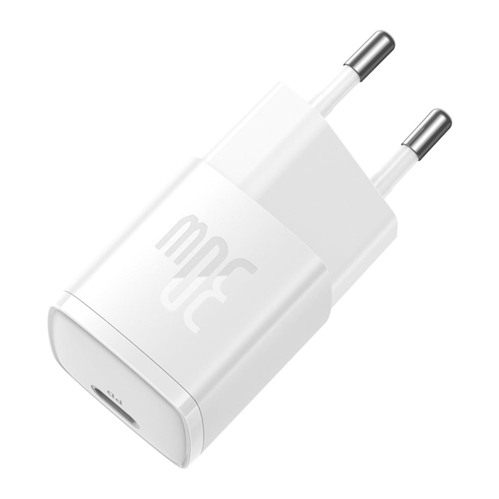 Carregador de Rede Baseus Cube Pro, 30W, 3A, 1 x USB-C, Branco CCXF000302