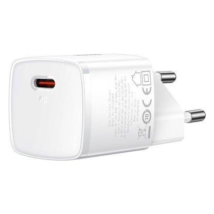 Carregador de Rede Baseus Cube Pro, 30W, 3A, 1 x USB-C, Branco CCXF000302