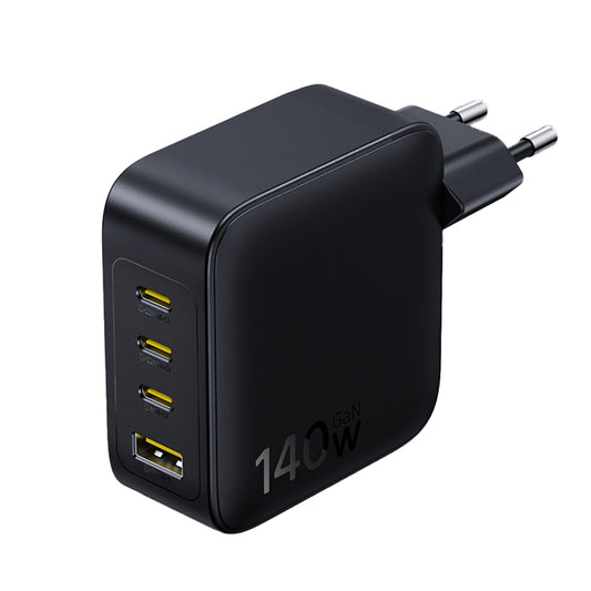 Carregador de Rede Baseus EnerFill FH11, 140W, 5A, 1 x USB-A - 3 x USB-C, Preto E0121J00