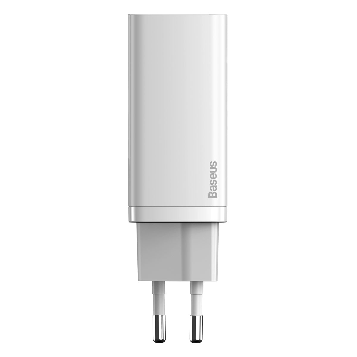 Carregador de rede Baseus GaN2 Lite, 65W, 3A, 1 x USB-A - 1 x USB-C, branco CCGAN2L-B02 