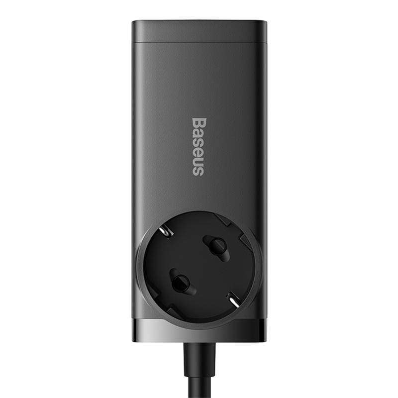 Carregador de rede Baseus GaN3 Pro PowerStrip, 65W, 3A, 2 x USB-A - 2 x USB-C - 1 x Schuko, preto PSZM000901 PSZM000901 