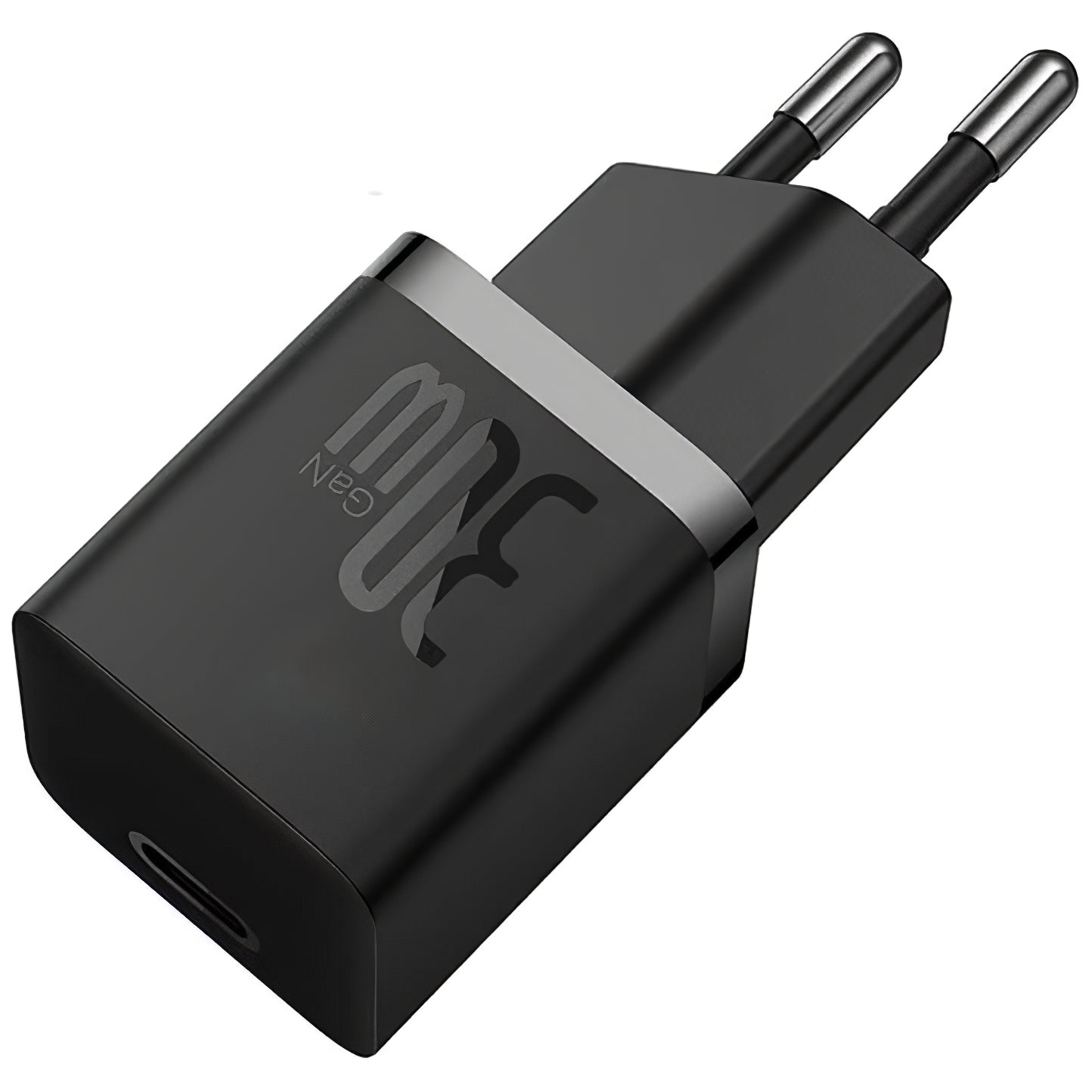 Carregador de rede Baseus GaN GaN Mini 1C, 30W, 3A, 1 x USB-C, preto CCGN070401