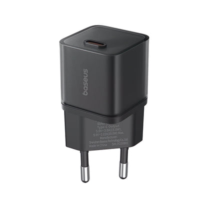 Carregador de rede GaN5S Baseus GaN5S, 20W, 3A, 1 x USB-C, preto P10162503113113-00 