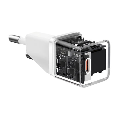 Carregador de rede GaN5S Baseus GaN5S, 20W, 3A, 1 x USB-C, branco P1016250503213-00 