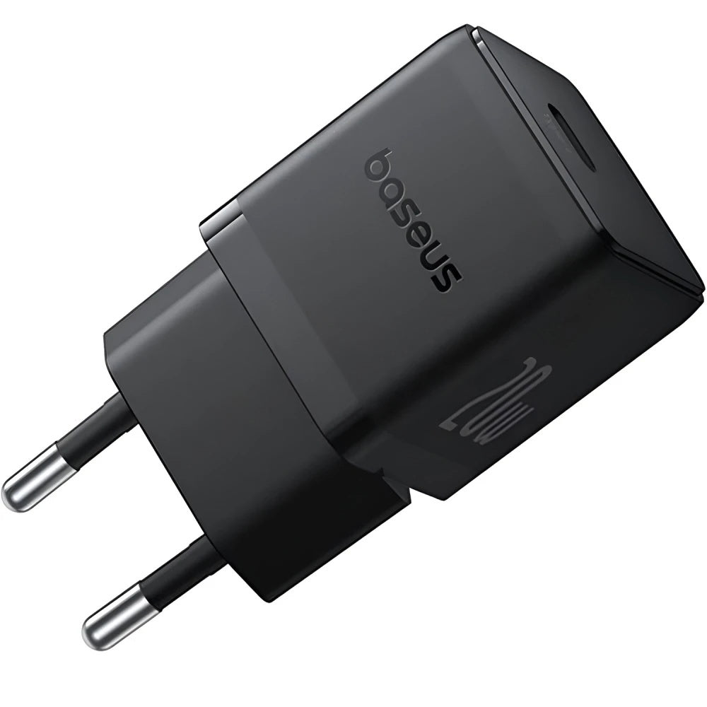Carregador de Rede Baseus Palm, 20W, 3A, 1 x USB-C, Preto P10111602113-00