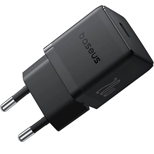 Carregador de Rede Baseus Palm, 20W, 3A, 1 x USB-C, Preto P10111602113-00