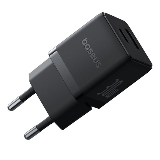 Carregador de Rede Baseus Palm, 30W, 3A, 1 x USB-A - 1 x USB-C, Preto P1011160A113-00