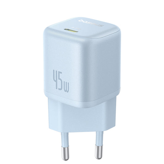 Carregador de Rede Baseus PicoGo, 45W, 3A, 1 x USB-C, Azul P10176800313-00