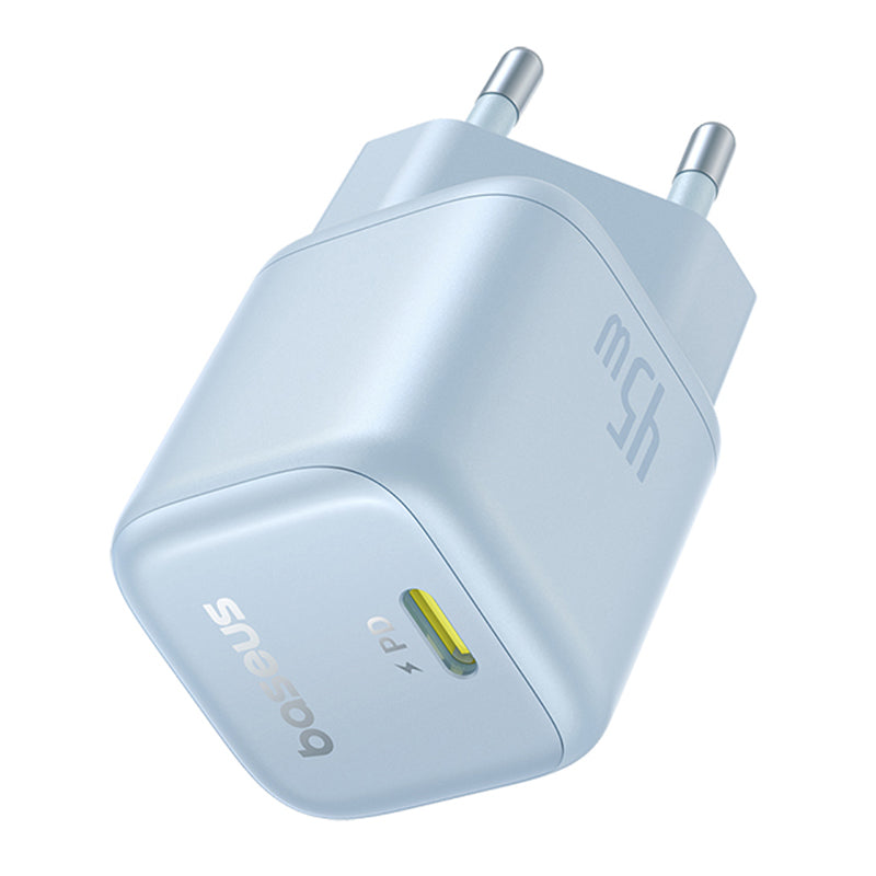Carregador de Rede Baseus PicoGo, 45W, 3A, 1 x USB-C, Azul P10176800313-00