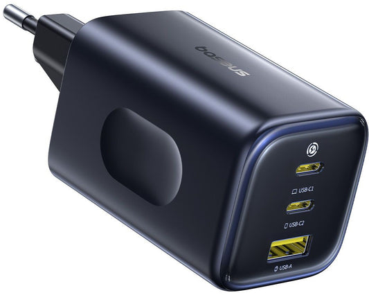 Carregador de Rede Baseus PicoGo AE11, 100W, 1 x USB-A - 2 x USB-C, Preto E0121400