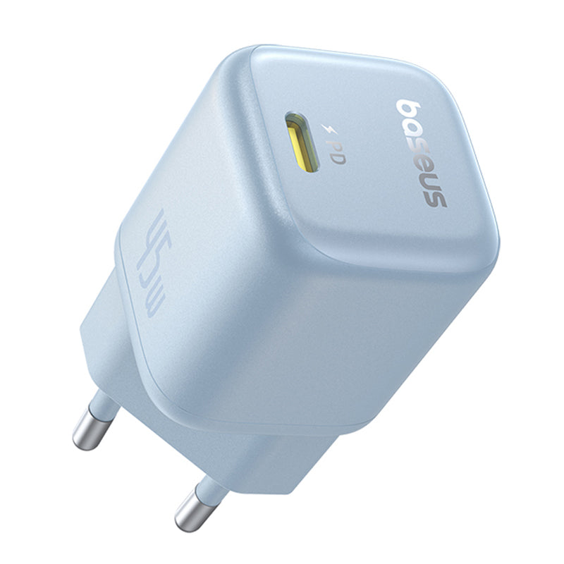 Carregador de Rede Baseus PicoGo, 45W, 3A, 1 x USB-C, Azul P10176800313-00